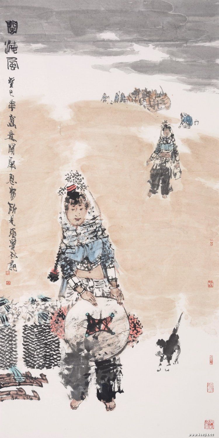 张宝松人物画图片