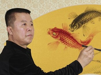 画家 潘晓鸥